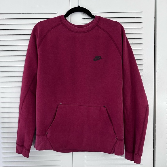 Men’s Burgundy Nike crewneck Size M - Picture 1 of 5